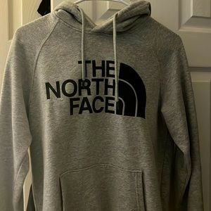 Gray, small, womens north face hoodie